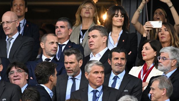 Aleksander Čeferin, Zvonimir Boban i Zoran Milanović