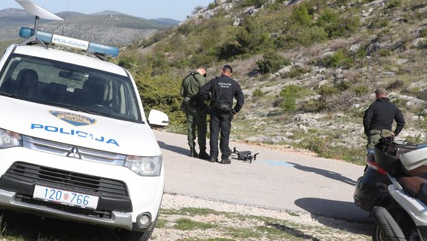 Policija na mjestu zločina kod Solina - 2