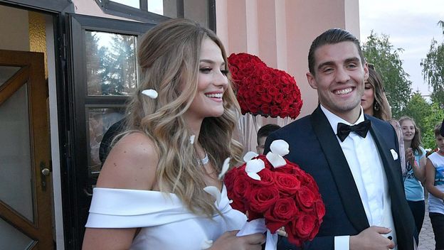 Izabel i Mateo Kovačić na svom vjenčanju