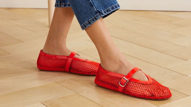 Mrežaste balerinke modne kuće Alaia