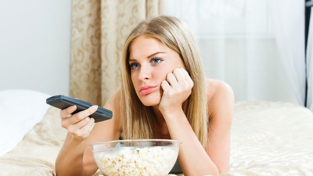 Gledanje dosadnog filma