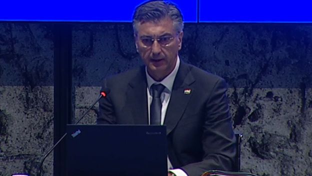 Andrej Plenković na sjednici Vlade
