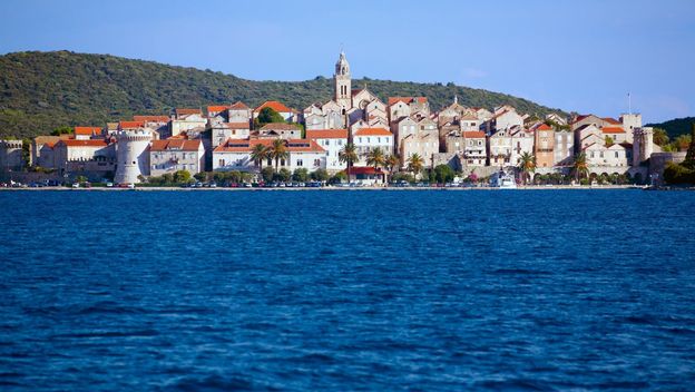 Korčula s mora