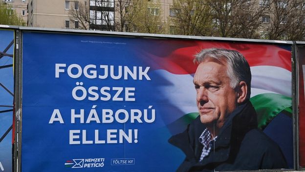 Viktor Orban na predizbornom plakatu
