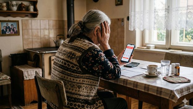 Žrtva kripto prevare, ilustracija, AI