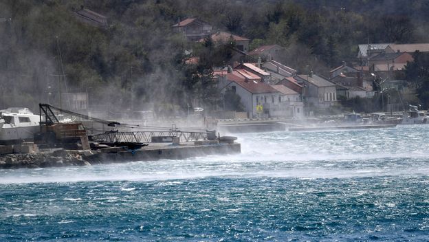 Jaka bura u Bakarskom zaljevu