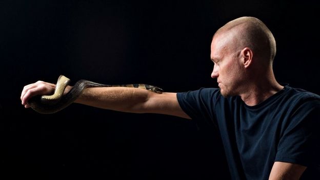 Tim Friede sa zmijom