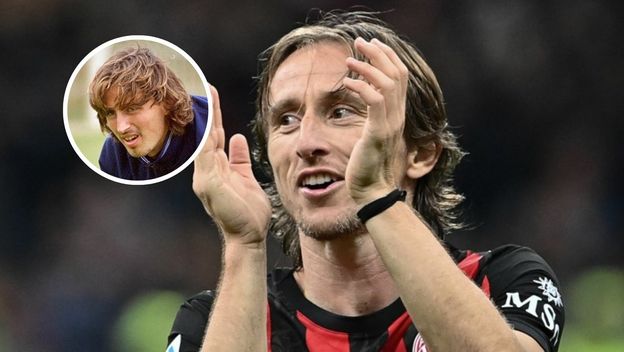 Luka Modrić i Dino Baggio