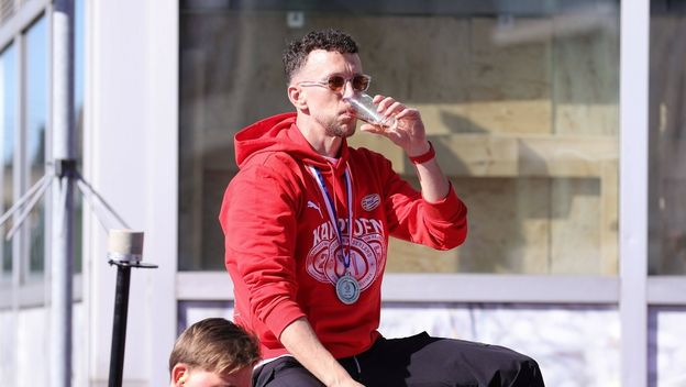 Ivan Perišić slavi titulu PSV-a