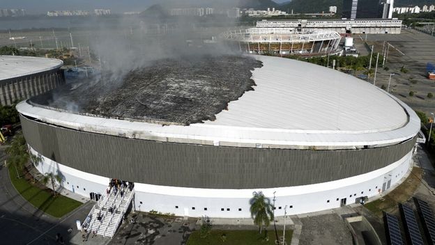 Brazilski Velodrom u požaru