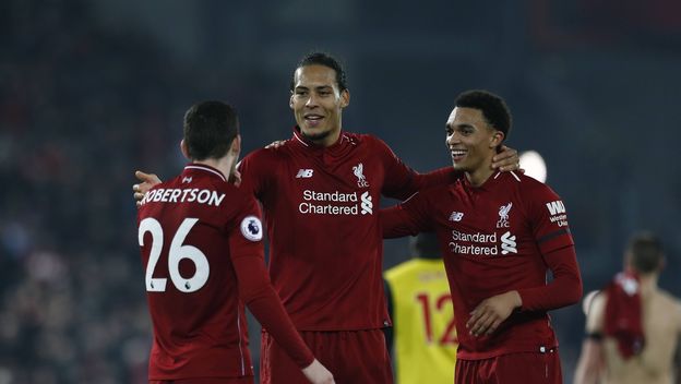 Andy Robertson, Virgil van Dijk i Trent Alexander-Arnold