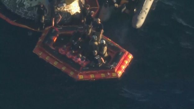 Svo četvero astronauta izvučeno iz Oriona