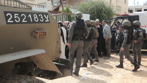 Kontrolna točka IDF-a na ulazu u izbjeglički kamp Jenin na Zapadnoj obali