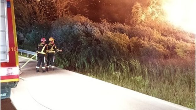 Požar u zaštićenom rezervatu Orepak u dolini Neretve