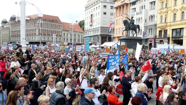 Prosvjed, ilustracija