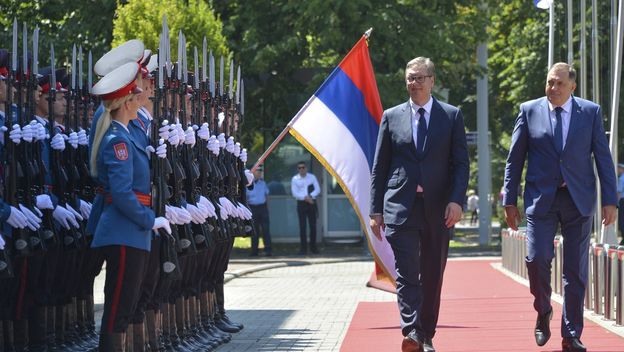 Aleksandar Vučić i Milorad Dodik