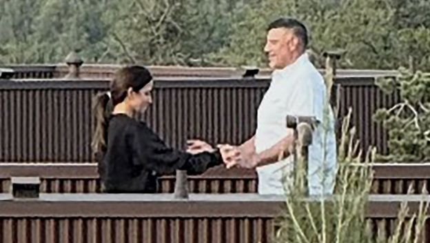 Dianna Russini i Mike Vrabel