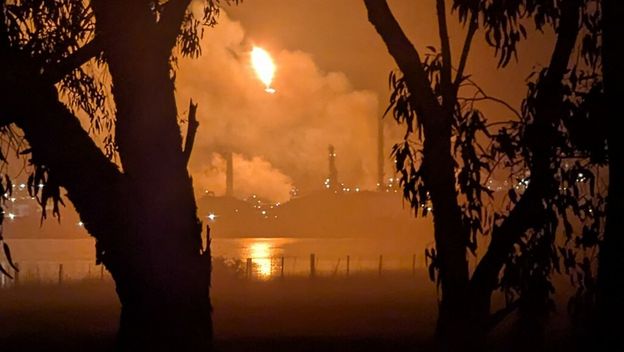 Požar u rafineriji u Geelongu