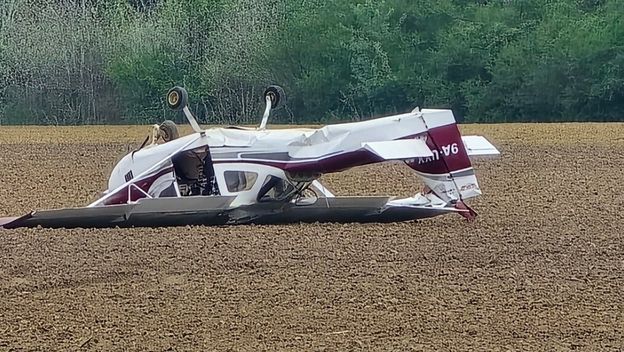 Sletio zrakoplov kod Vinkovaca