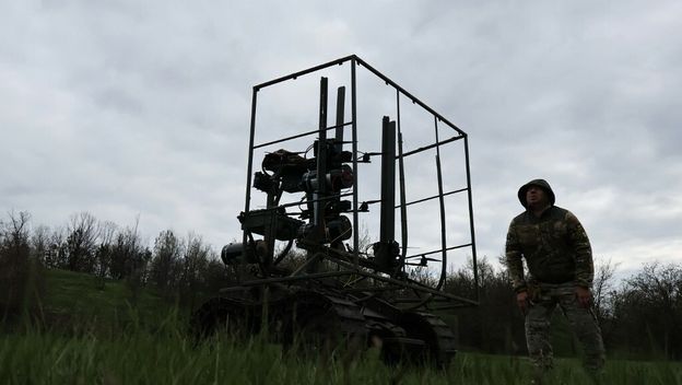 Ukrajinska vojska testira dron