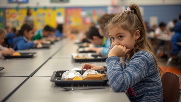 Djevojčica na užini