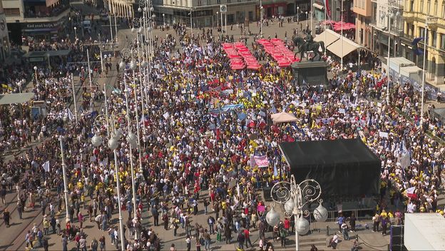 Odjeci prosvjeda u Zagrebu