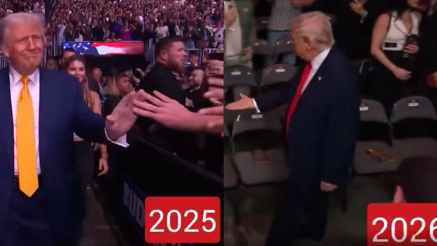 Američki predsjednik Donald Trump na UFC-u