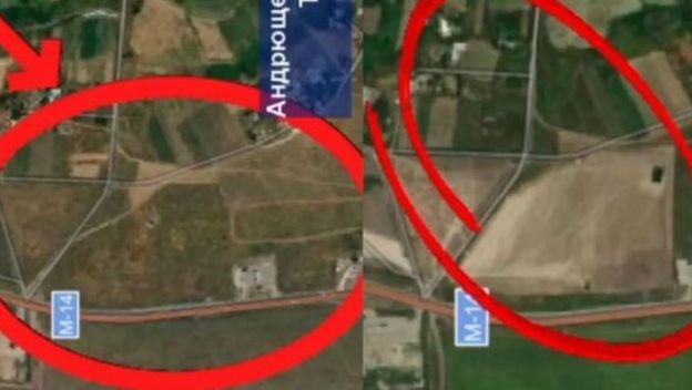 Satelitske snimke kod Mariupolja