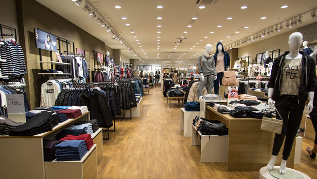 Trgovina s odjećom, ilustracija