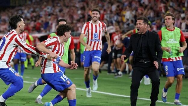 Diego Simeone i igrači Atletico Madrida