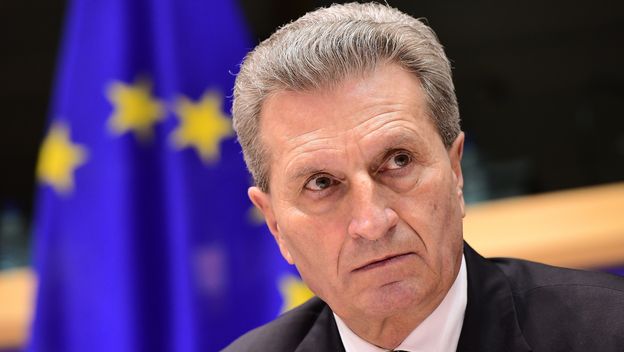 Guenther Oettinger, povjerenik EU-a za proračun (Foto: AFP)