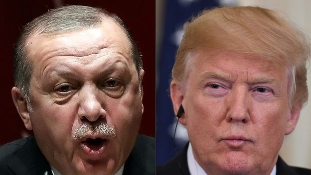 Ilustracija Erdogan i Trump (Foto: AFP)