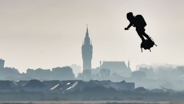 Franky Zapata flyboardom preletio La Manche (Foto: AFP)