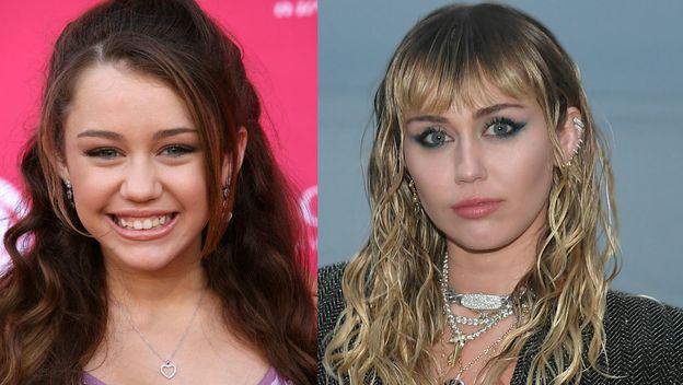 Miley Cyrus 2006. i 2019. godine