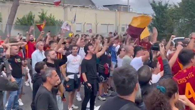 Navijači Rome čekaju Lukakua