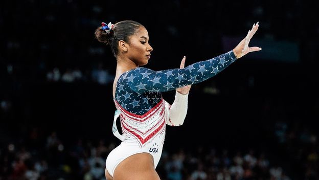 Američka gimnastičarka Jordan Chiles na Olimpijskim igrama u Parizu 2024. - 3