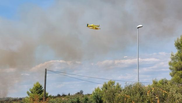 Požar na ulazu u Vodice