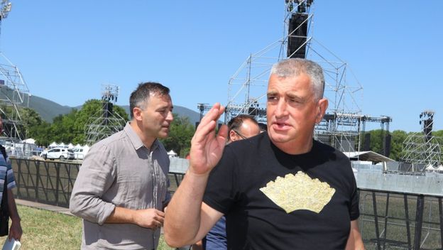 Miro Bulj u obilasku Hipodroma