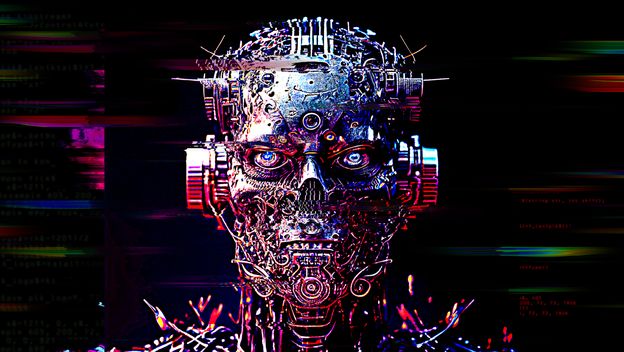 Opasan robot, ilustracija