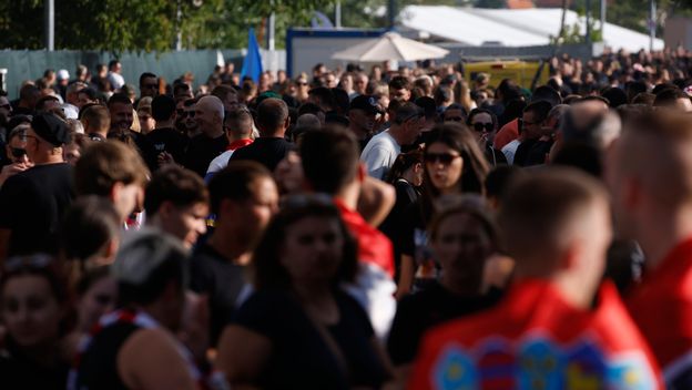 Ulice Sinja uoči koncerta Marka Perkovića Thompsona