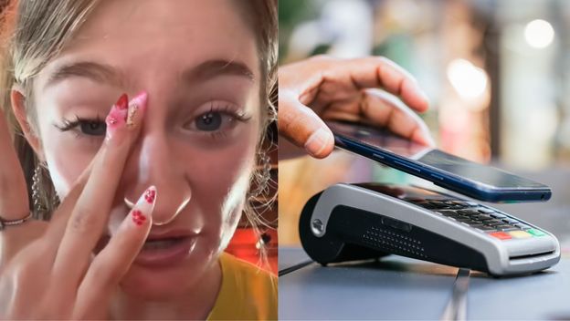 Konobarica Kaylee Silva i beskontaktno plaćanje mobitelom