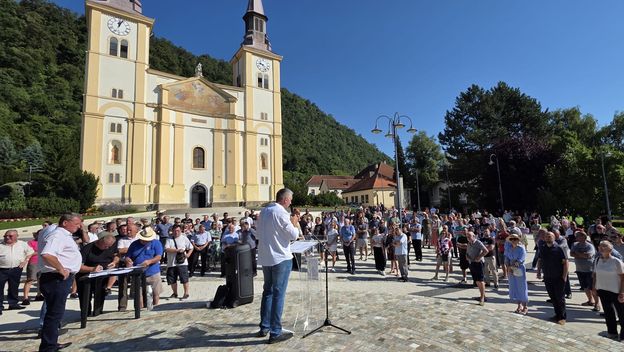 Prosvjed u Pregradi