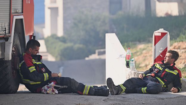 Vatrogasci na požarištu u Jasenicama - 7
