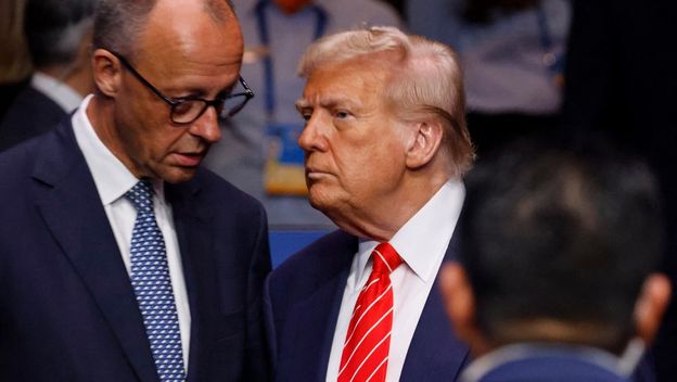 Friedrich Merz i Donald Trump