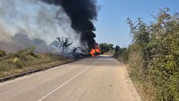 Požar kamiona, screenshot