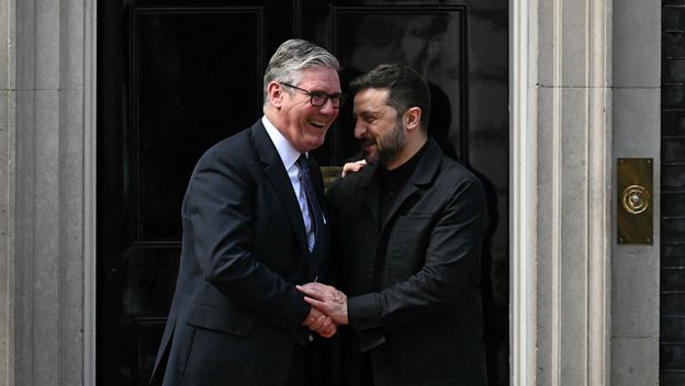 Keir Starmer i Volodimir Zelenski