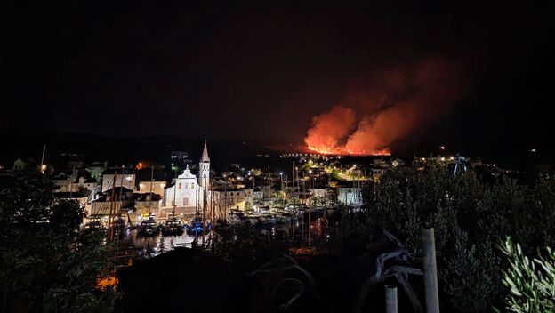 Požar na Braču