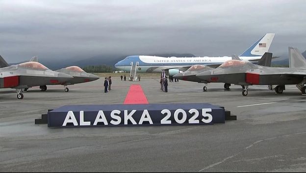 Air Force One na Aljasci
