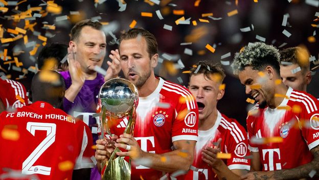 Slavlje Bayerna nakon osvajanja Superkupa