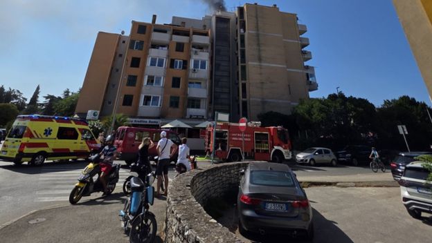 Požar stana u zgradi u Rovinju - 3